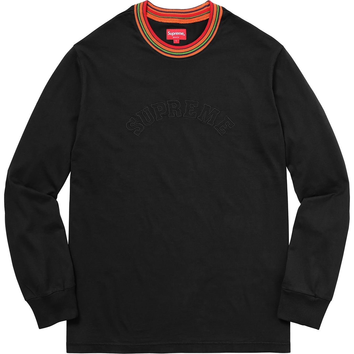 Multicolor Striped Rib L/S Top view 7